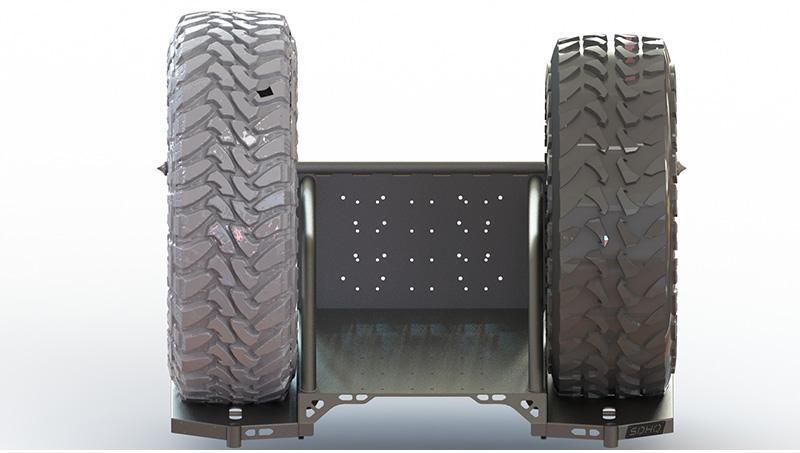 2007-2018 Chevy/GMC 1500 SDHQ Built-In Bed Chase Rack - Heavy Duty Off-Road Truck Accessory for Overlanding & Adventure Gear Storage