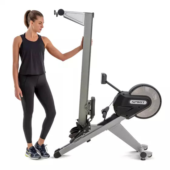 Spirit CRW800 Rowing Machine for Home Gym - Premium Indoor Rower for Full Body Workout | Perfect for Cardio Training & Strength Building | Compact Design for Small Spaces