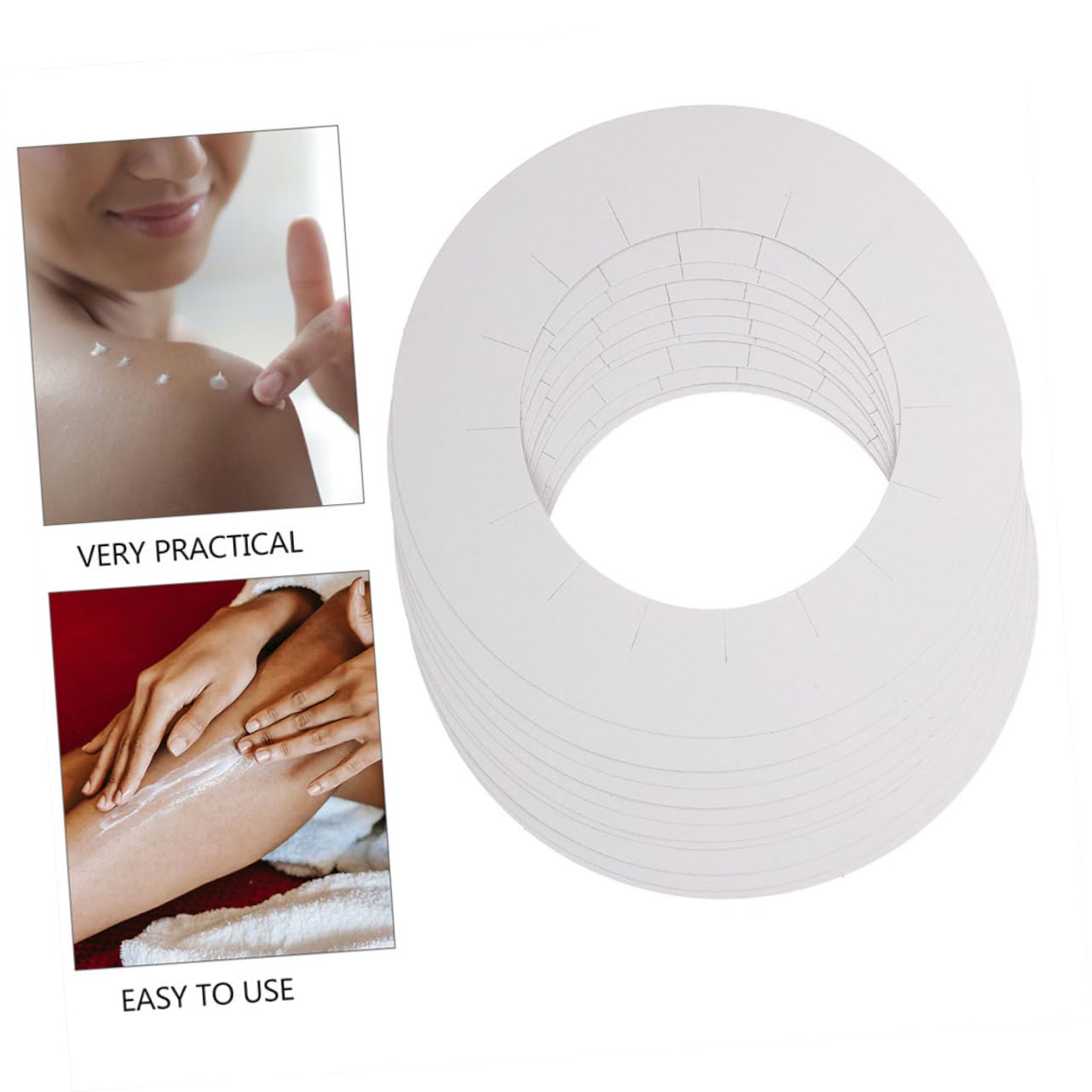 40 Pcs Wax Warmer Accessories Kit - Anti-Slip Waxing Pads, Spill-Proof Gaskets, Wax Warmer Collars & Hair Removal Pads for Professional & Home Salon Use