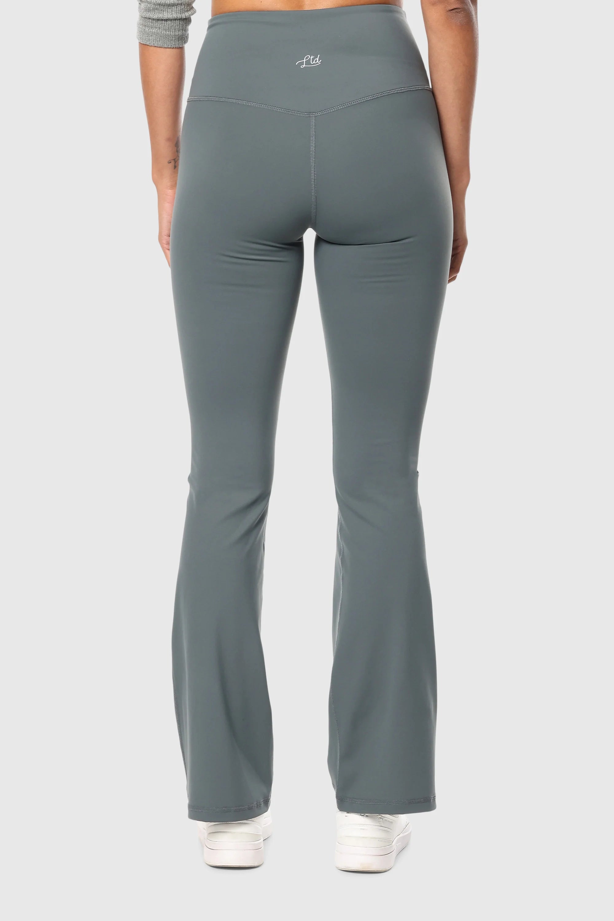 High Waist Flared Leggings for Women - Stretchy Black Yoga Pants with Side Pockets | Perfect for Yoga, Workouts & Casual Wear