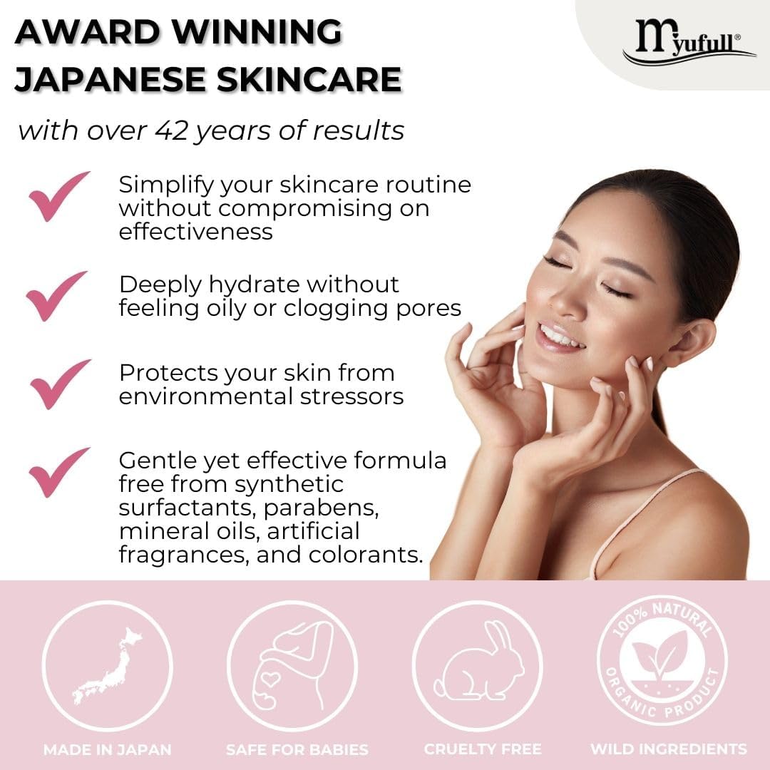 Premium Sunscreen & Skincare Bundle - Natural SPF Lotion, Gentle Facial Cleanser, Hydrating Face Mask | Japanese Anti-Aging Skincare Set for Women with Deep Moisture & Brightening Effects | Perfect for Daily UV Protection, Nighttime Routine & Glowing Skin Care