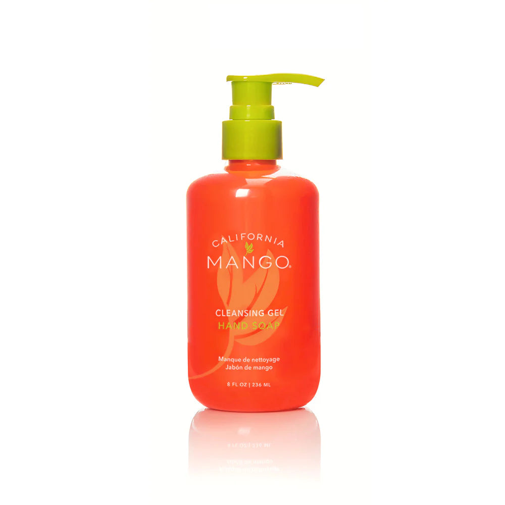 Natural Mango Scented Hand Soap 8oz (236ml) - Moisturizing & Antibacterial - Perfect for Kitchen, Bathroom & Office Use