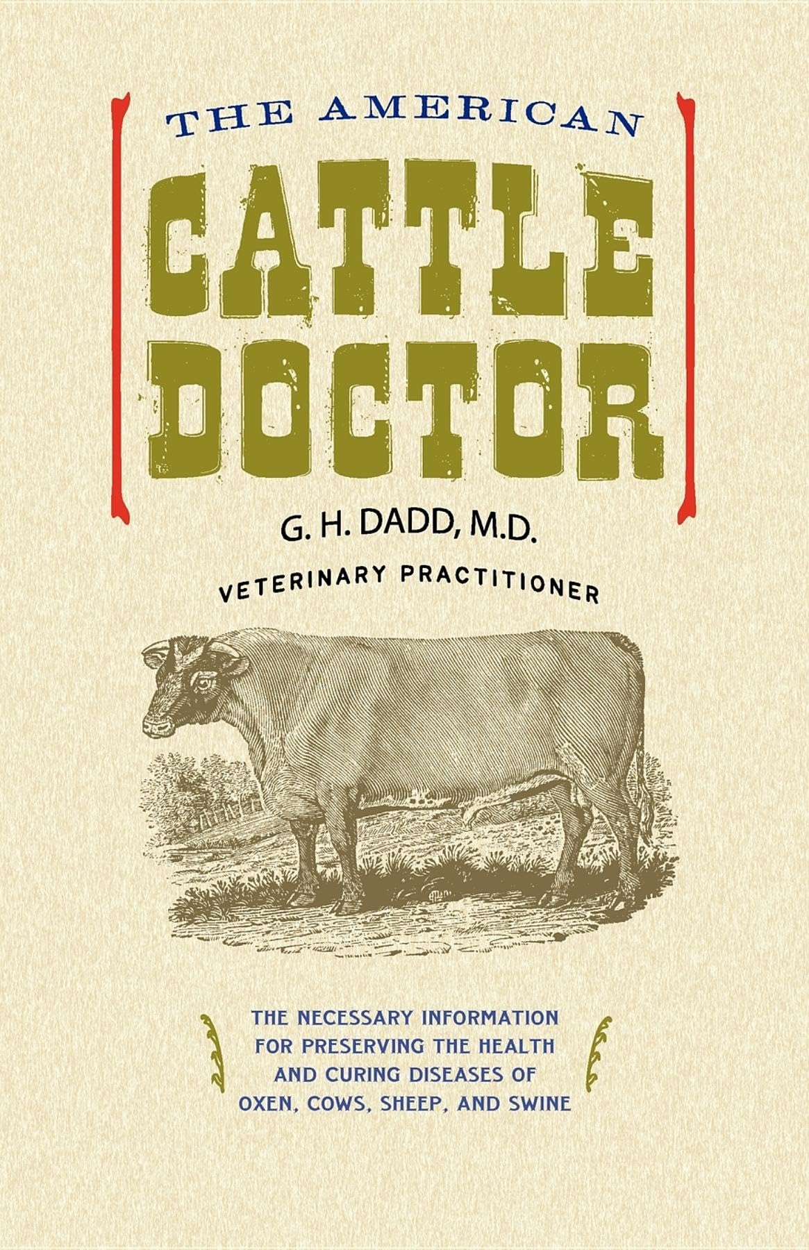 American Cattle Doctor Book by Applewood Books - Veterinary Guide for Livestock Care & Ranch Management | Perfect for Farmers, Ranchers & Animal Health Professionals