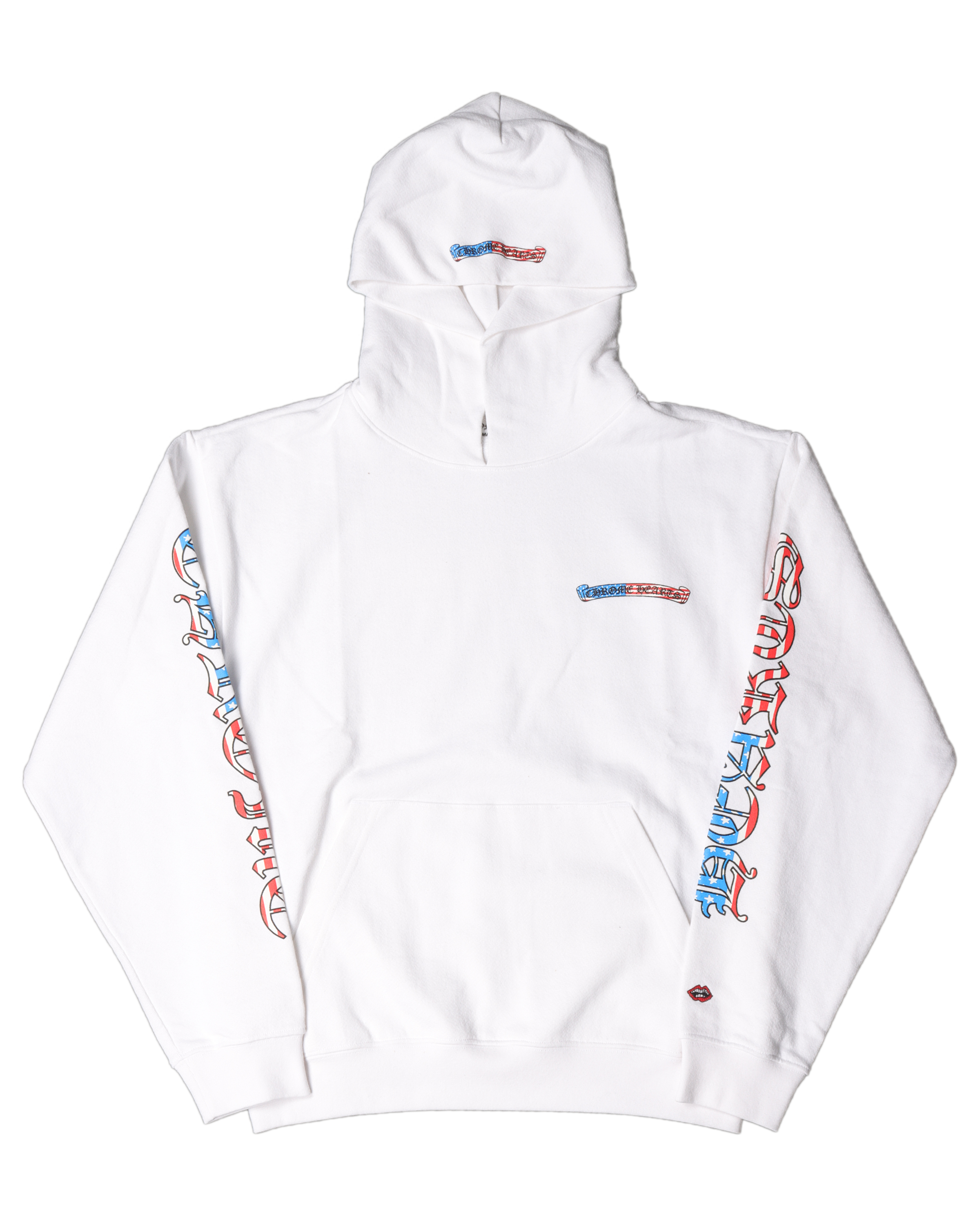 Premium American Flag Hoodie for Men & Women - Soft Cotton Pullover Sweatshirt - Unisex White Hooded Sweater for Casual Wear, Street Style & Outdoor Activities