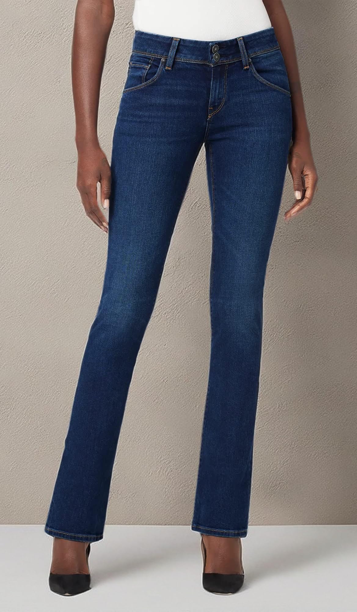 HUDSON Women's The Petite Jeans - Slim Fit High Waist Ankle Skinny Denim Pants for Women | Perfect for Work, Date Night & Casual Outfits