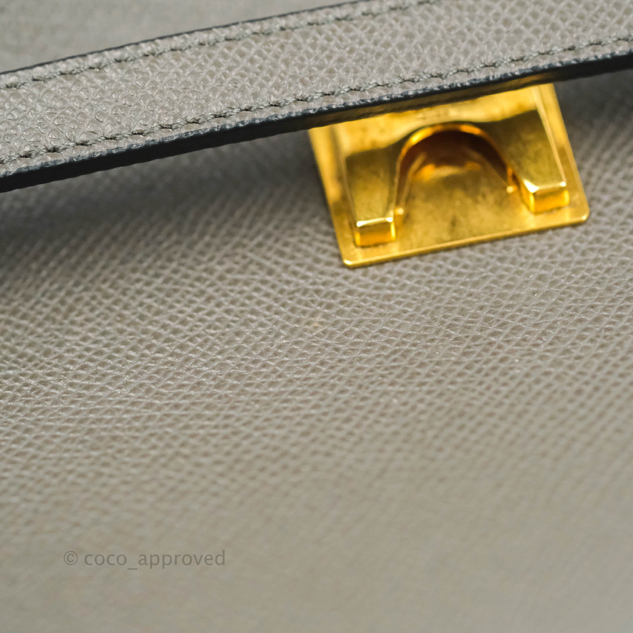 Celine Micro Belt Bag in Grey Grained Calfskin with Gold Hardware - Luxury Crossbody Bag for Women, Perfect for Work, Travel & Everyday Use