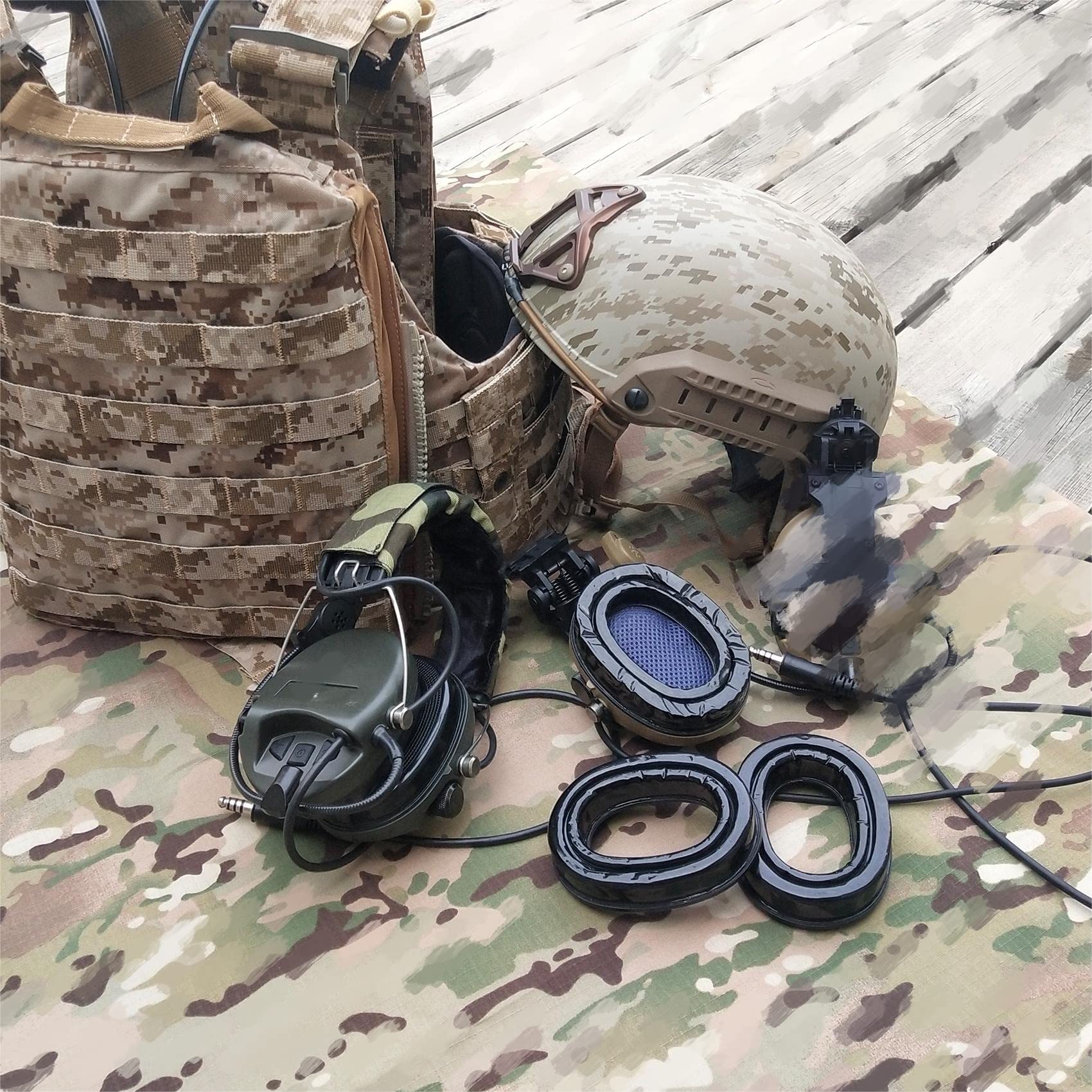 Premium Silicone Gel Earpads for MSA SORDIN Headsets - Comfortable Noise Cancelling Hearing Protection Ear Cushions - Ideal for Shooting Ranges, Construction Sites & Industrial Work Environments