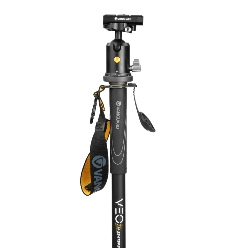 VEO 2S AM 234 TBP50T Aluminum Monopod with Ball Head - Lightweight & Adjustable Camera Support for Photography, Videography, Travel & Outdoor Shooting