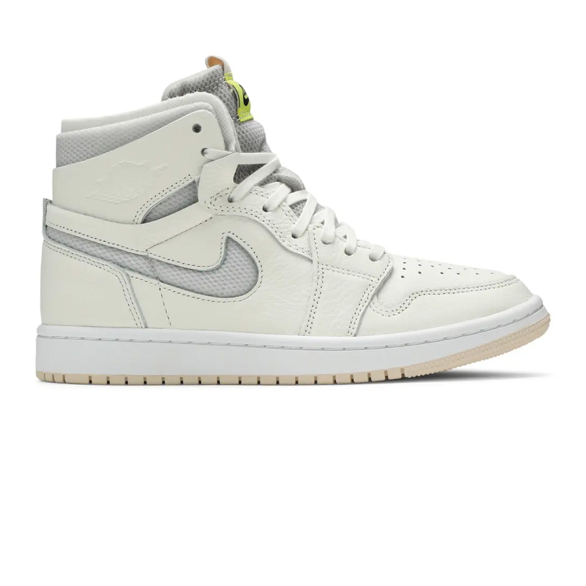 Air Jordan 1 High Zoom CMFT 'Sail' White Women's Basketball Shoes - Comfortable Sneakers for Running, Gym & Streetwear Fashion
