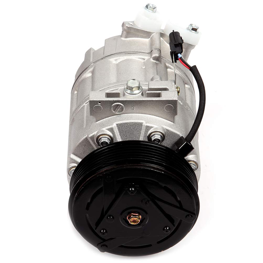 CCiYu AC Compressor Replacement for Nissan Sentra 2.0L 2007-2012 - High Performance Auto Air Conditioning Compressor Assembly - Perfect for Summer Cooling & Auto Repair
