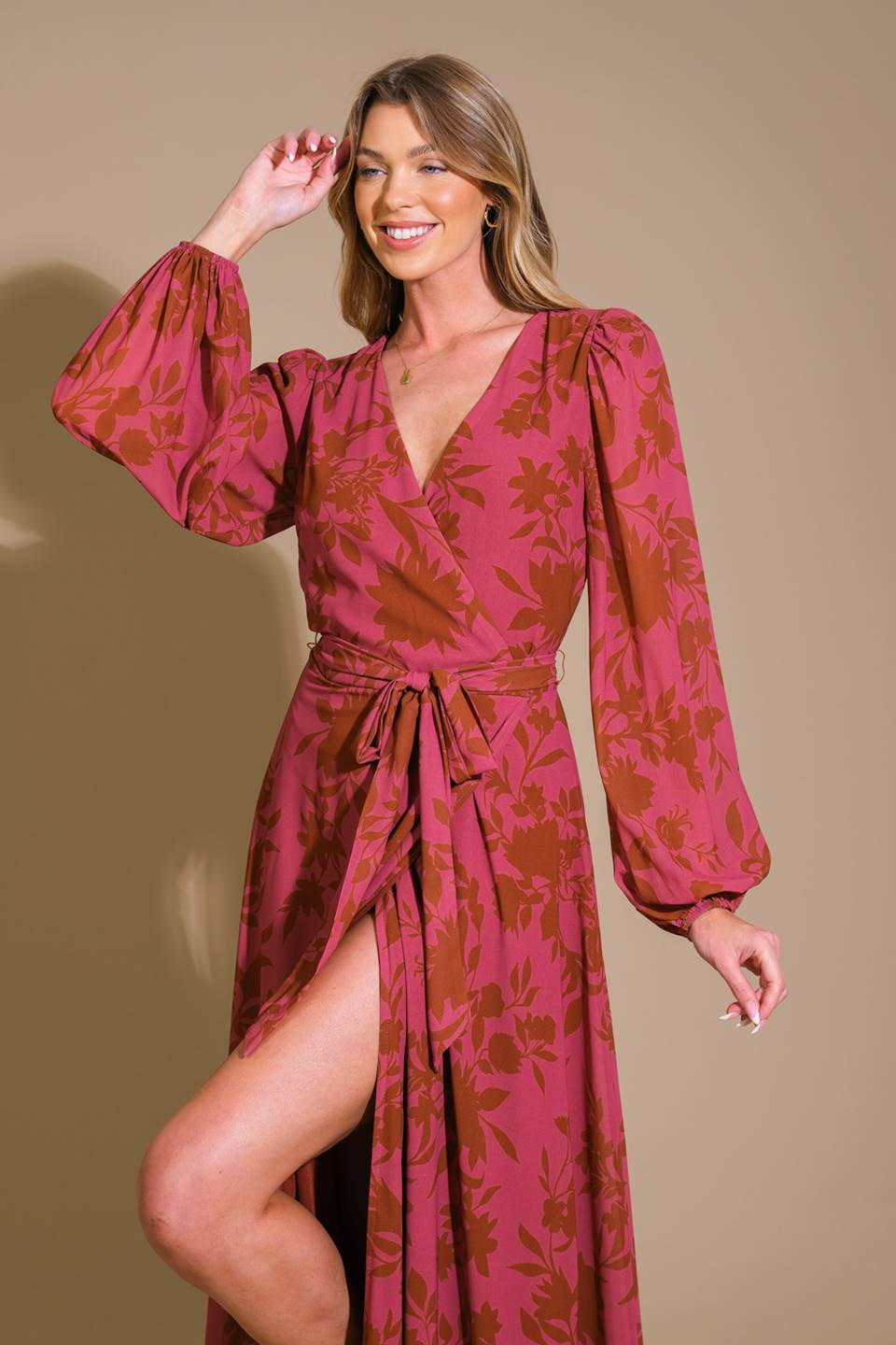 Cross Your Mind Woven Maxi Dress - Flowy Boho Summer Dress for Women, Beach Wedding & Vacation Outfit