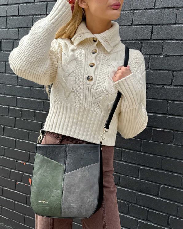 Espe Trinity Crossbody Bag for Women - Stylish Leather Shoulder Purse with Adjustable Strap, Perfect for Travel, Work & Everyday Use