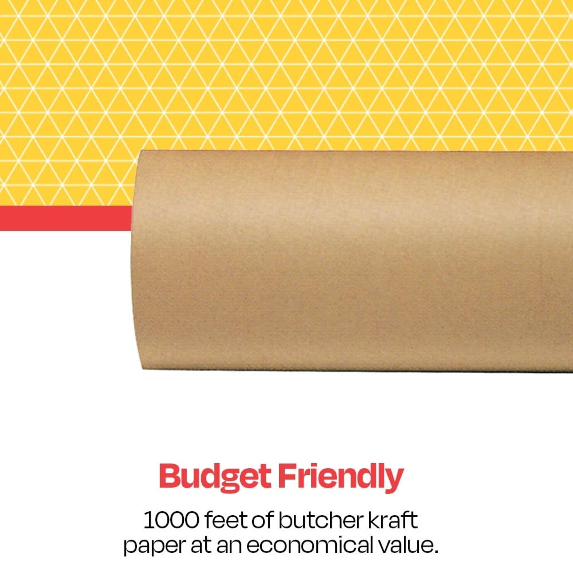 School Smart Heavy Duty Butcher Kraft Paper Roll - 50 lbs, 30