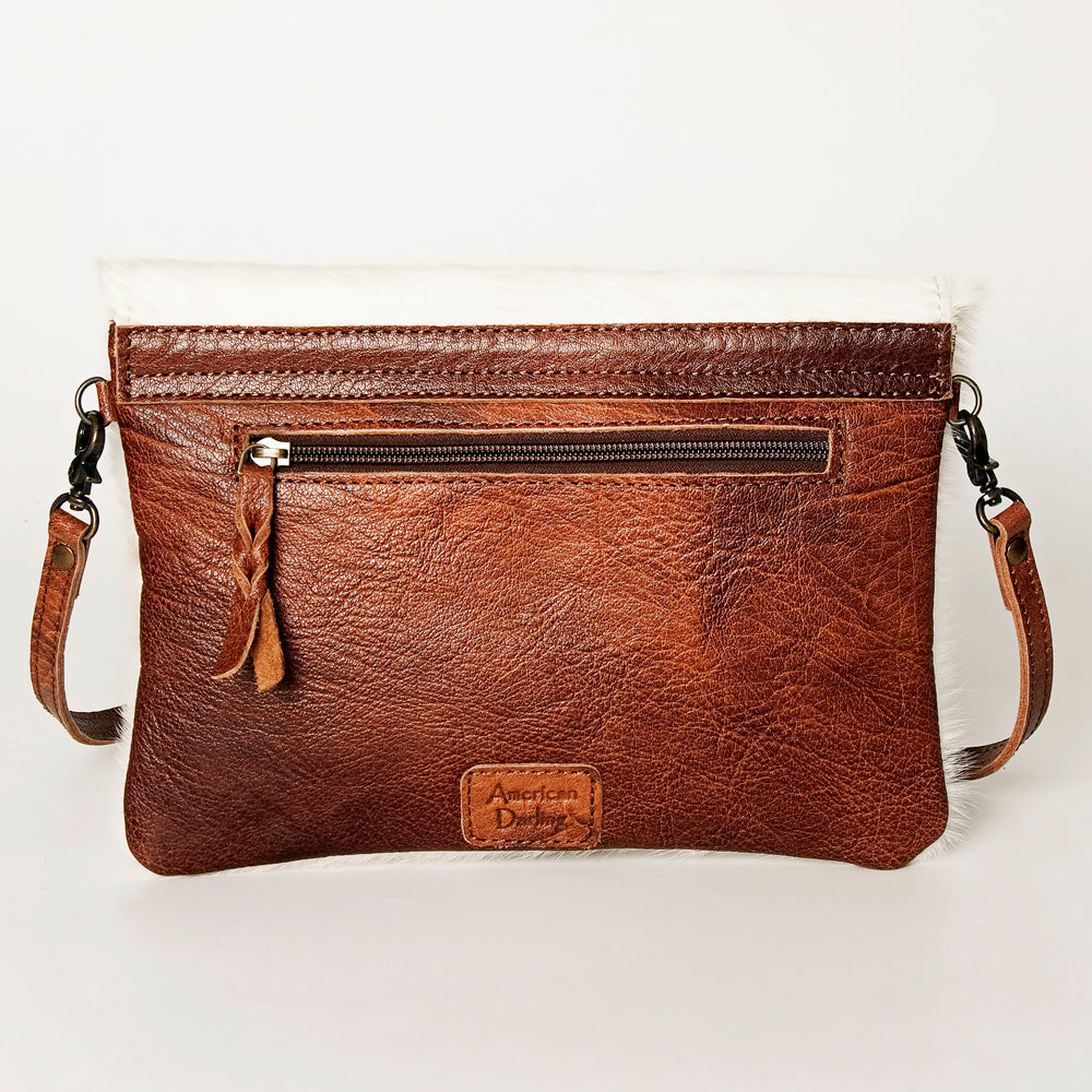 American Darling Hair On Genuine Leather Women's Western Handbag Purse - Stylish Cowgirl Crossbody Bag for Rodeo, Country Music Festivals & Everyday Use