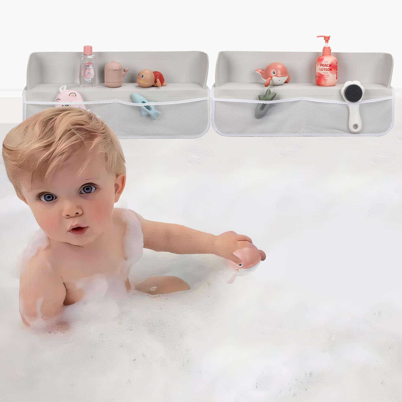 2 Pcs Bathtub Splash Guard for Kids - 43