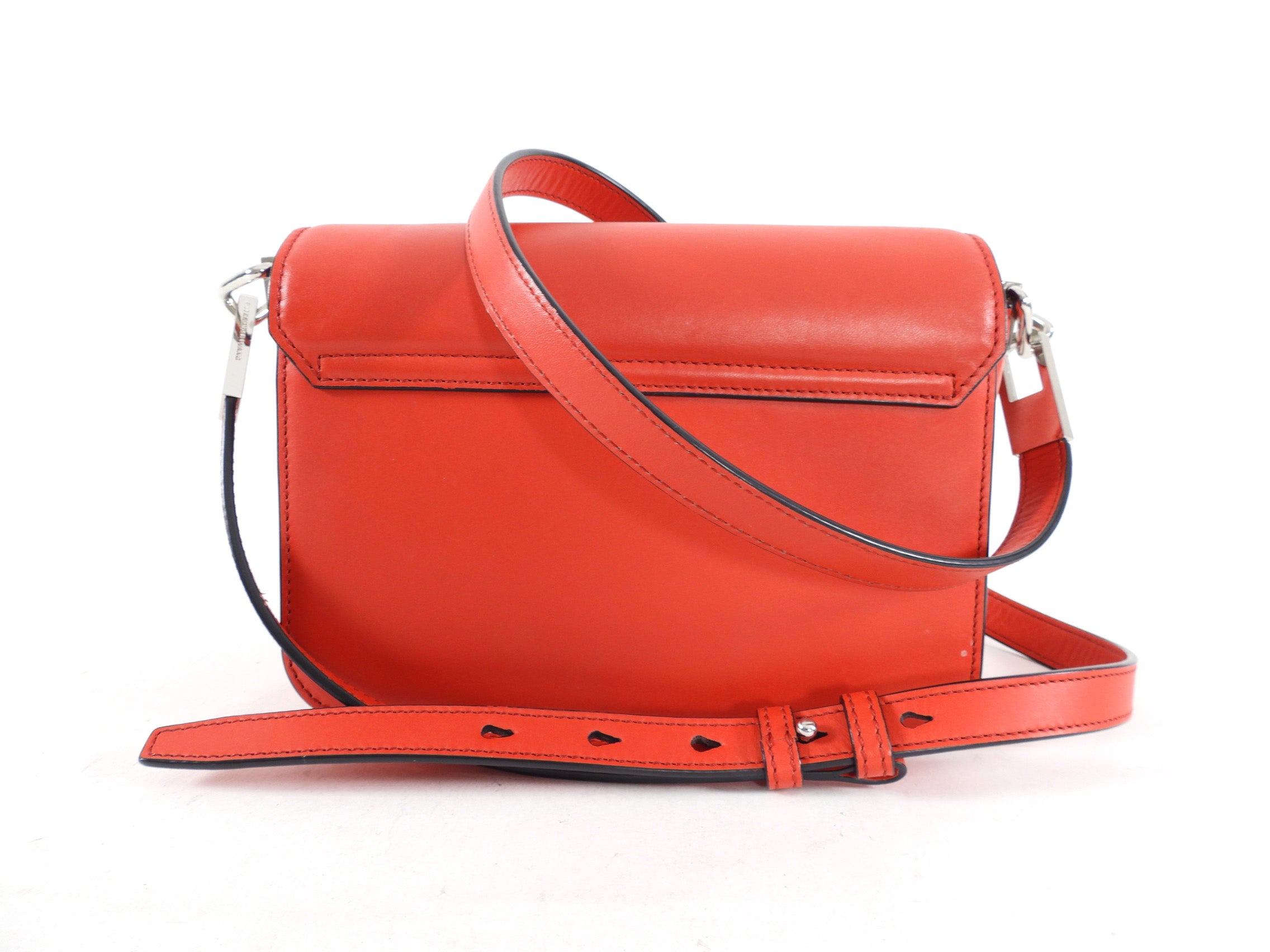 Alexander Wang Red Leather Small Prisma Crossbody Bag for Women | Luxury Designer Handbag | Perfect for Parties, Date Nights & Travel Accessories