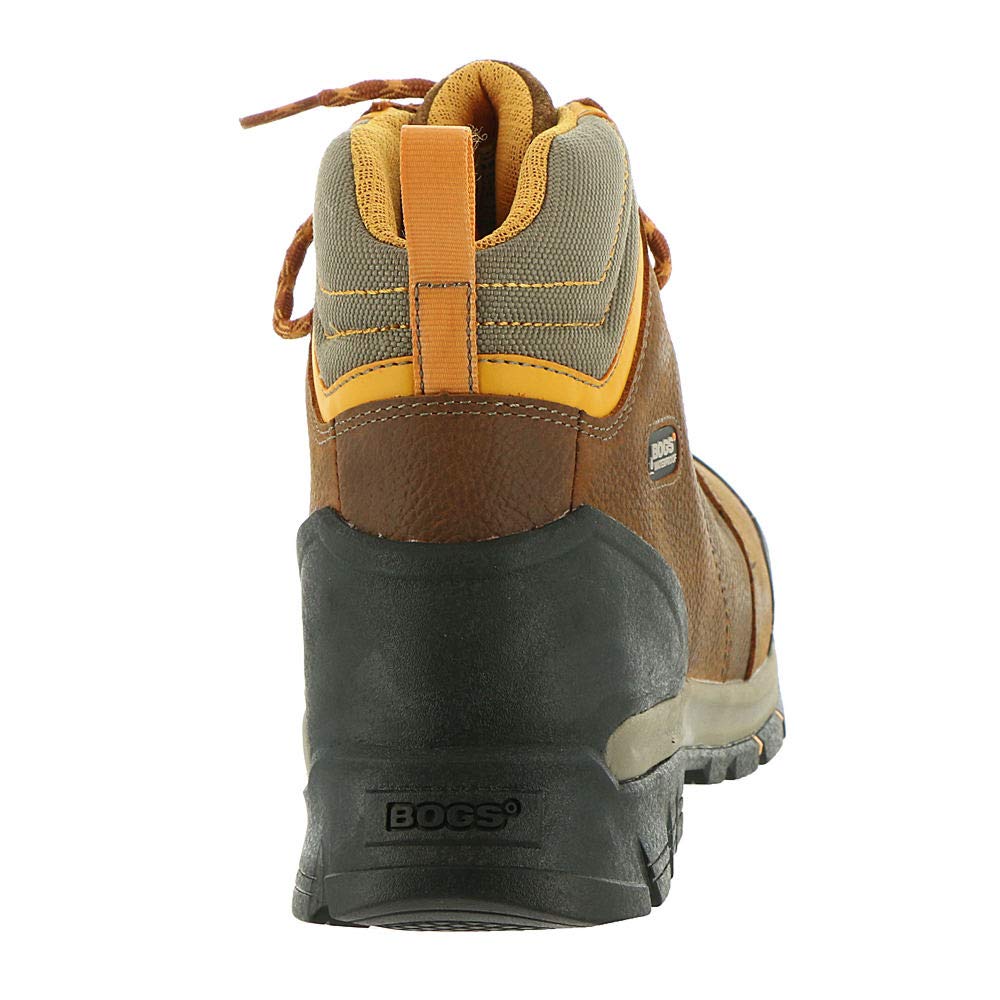 BOGS Men's Bed Rock Mid Ct Industrial Work Boots - Waterproof, Slip-Resistant & Durable for Construction, Hiking & Outdoor Work