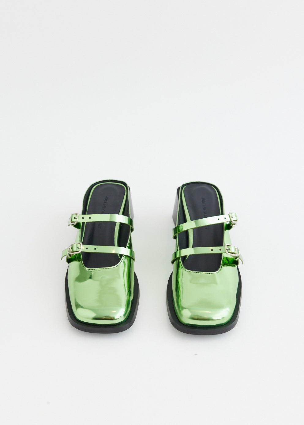 Andie Mules Green Mirror - Comfortable Slip-On Shoes for Women | Perfect for Casual Wear, Home, and Outdoor Activities
