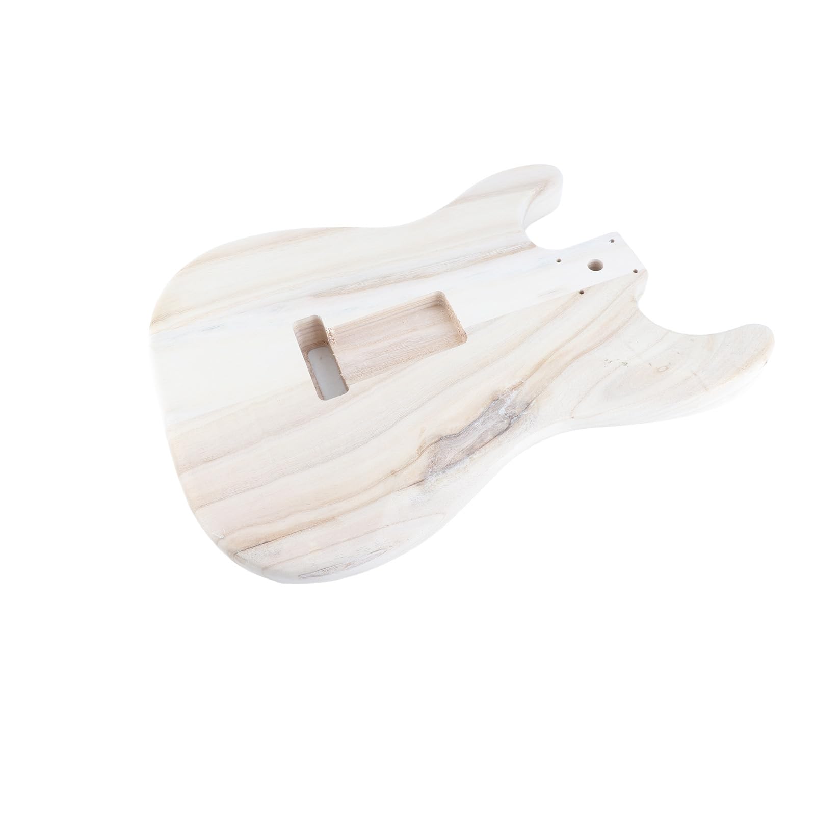 HXBER Maple Electric Guitar Body - Unfinished Polished Wood Barrel Style for DIY Guitar Builders | Perfect for Custom Electric Guitar Projects & Replacement Parts