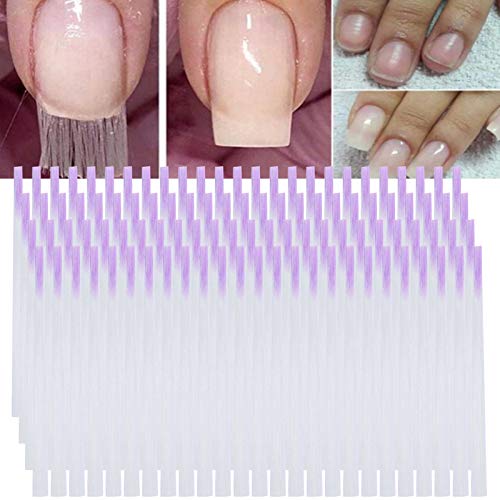 Durable Fiberglass Nail Tips for Professional Nail Art - Strong Nail Shaping Tools for Home, Salon & Training School Use | Perfect for Acrylic Nails, Manicures & Nail Extension Practice