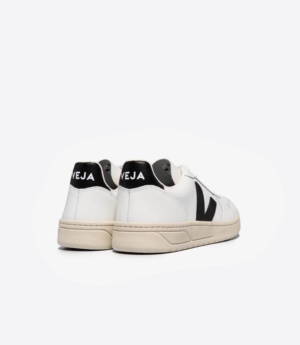 VEJA V10 Men's Sneakers - Eco-Friendly Leather & Canvas Casual Shoes for Men | Perfect for Everyday Wear, Work & Travel