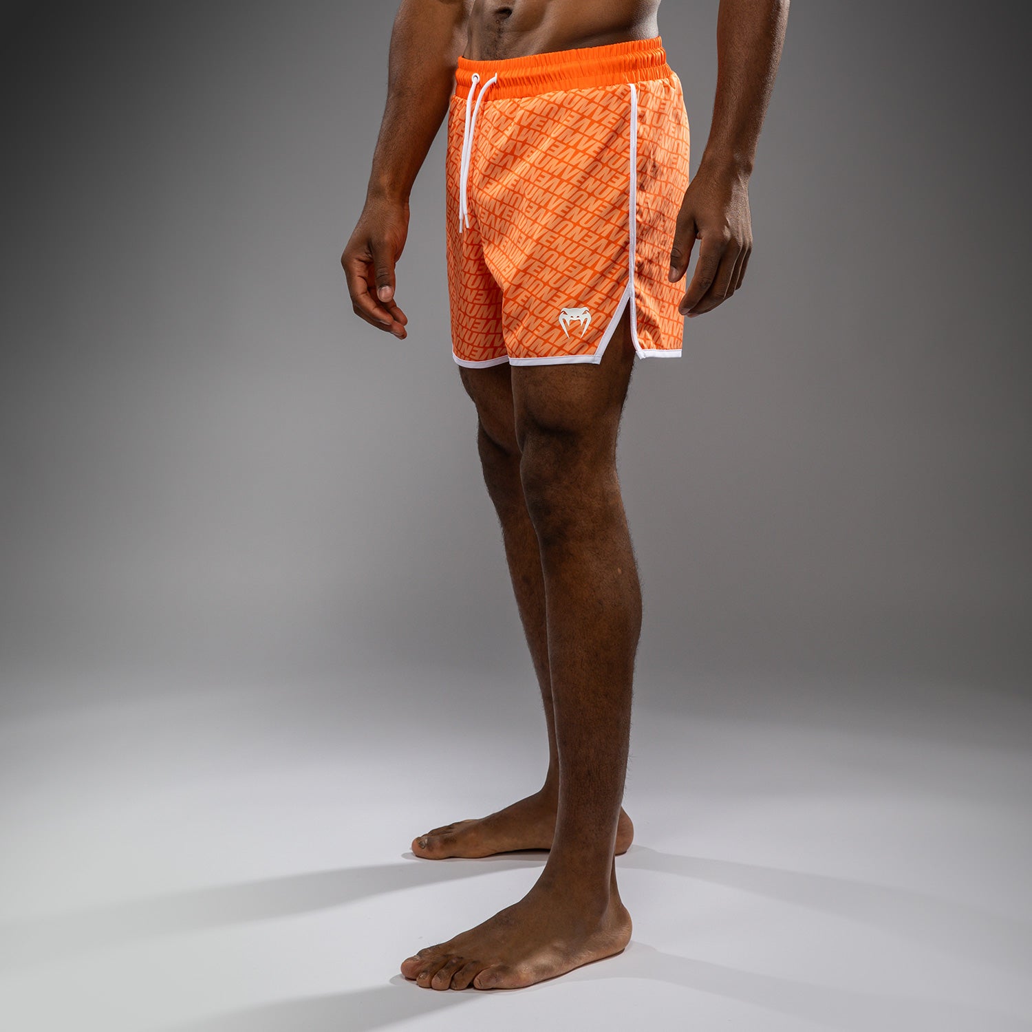 Venum Echo Board Shorts for Men - Quick-Dry Swim Trunks with UPF Protection - Orange Sunset Design - Perfect for Swimming, Surfing & Beach Activities