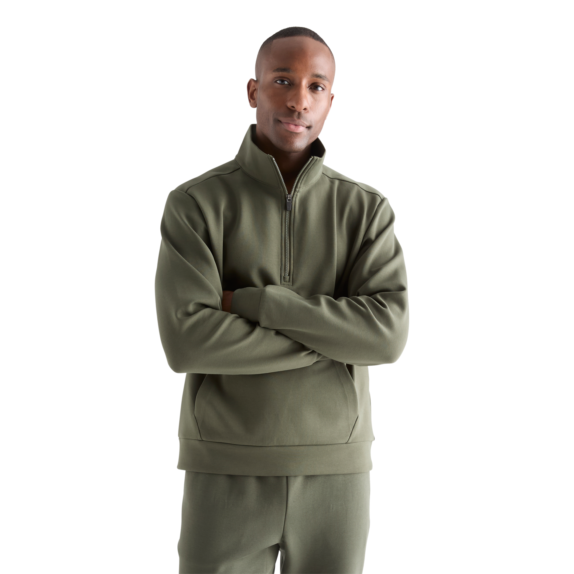 Men's Allday Elements 1/4 Zip Pullover Fleece Jacket - Lightweight Thermal Quarter Zip for Hiking, Running & Outdoor Activities