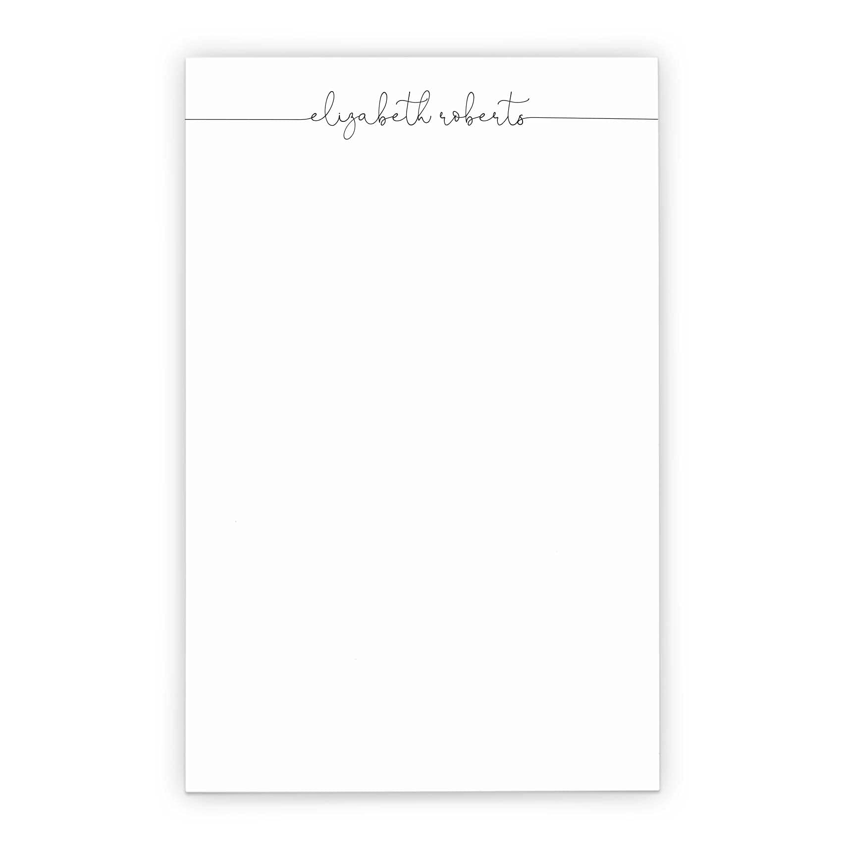 Custom Personalized Notepads for Women - Professional Writing Pads with Elegant Script Design, 5.5x8.5 Inch Letter Writing Paper, 50 Sheets - Perfect for Office, Journaling & Thoughtful Gifts