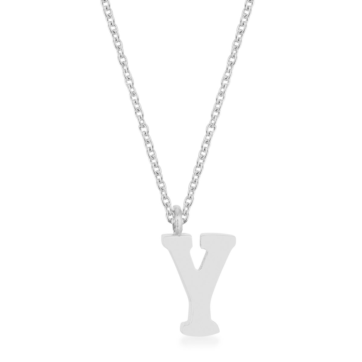 Personalized Stainless Steel Initial Pendant Necklace - Durable & Hypoallergenic Jewelry Gift for Women - Perfect for Birthdays, Anniversaries & Everyday Wear