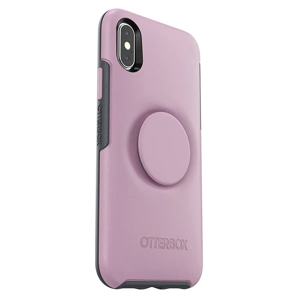 OtterBox Otter + POP Symmetry Series Protective Case for iPhone Xs & iPhone X - MAUVELOUS | Shockproof & Slim Design | Perfect for Everyday Use, Travel & Outdoor Activities