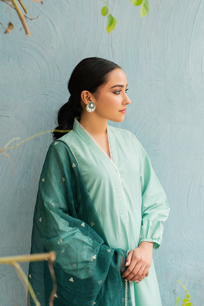 Beryl Turf 2-Piece Set (Shirt & Dupatta) – Elegant Traditional Outfit for Women, Weddings, Festivals & Special Occasions