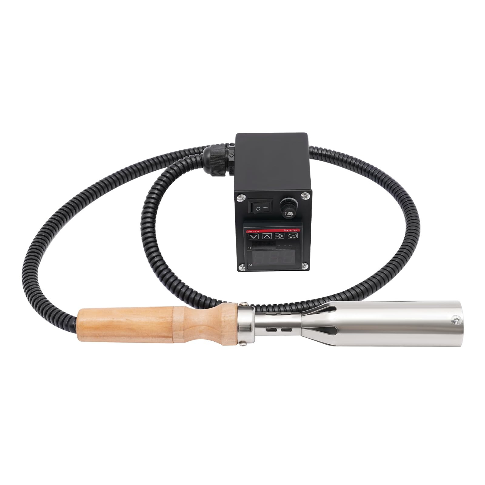 CUBELLIN 110V 300W Portable Handheld Hot Stamping Machine - Adjustable Temperature Leather Embossing Tool for DIY Crafting, Leatherworking, Bookbinding & Gift Personalization