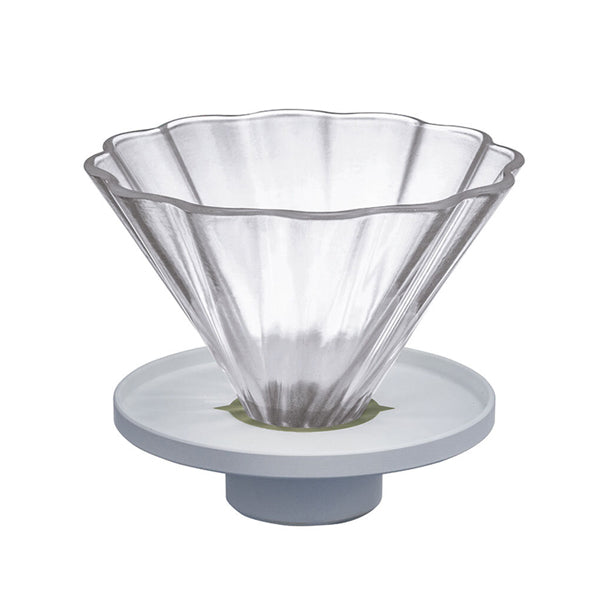 Hario CHA CHA Bouquet Dripper - Ceramic Coffee Pour Over Dripper for Single Cup Brewing | Perfect for Home, Office & Specialty Coffee Shops
