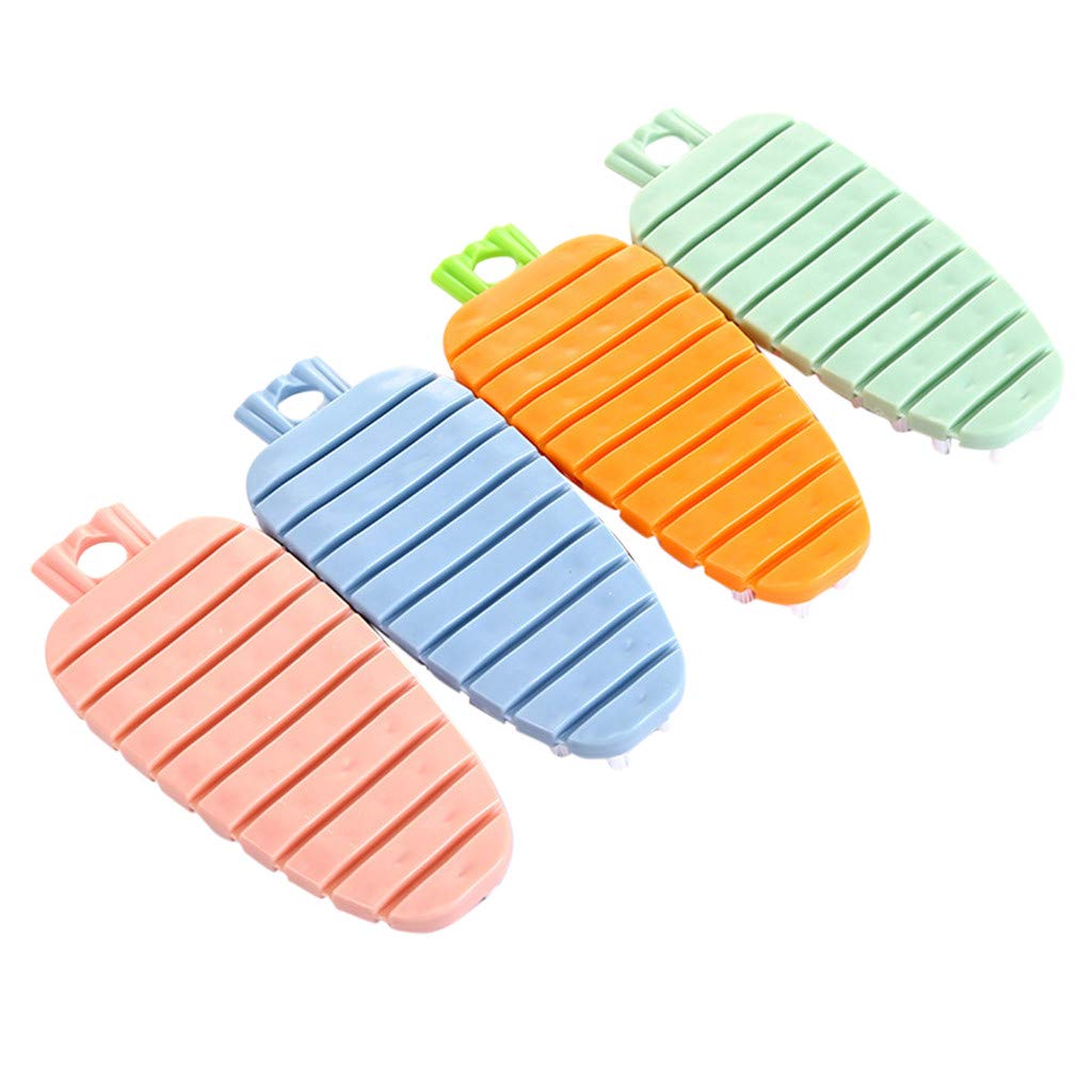Scrub Sponges for Kitchen - Heavy Duty Fruit & Vegetable Brush Cleaner | Dishwashing, Produce Washing, Pot Scrubbing | Eco-Friendly Kitchen Cleaning Tools
