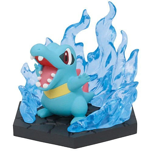 Pokemon Electric & Water Diorama Set - Takara Tomy 3-Inch Collectible Action Figures for Display & Play | Perfect for Anime Fans & Toy Collectors