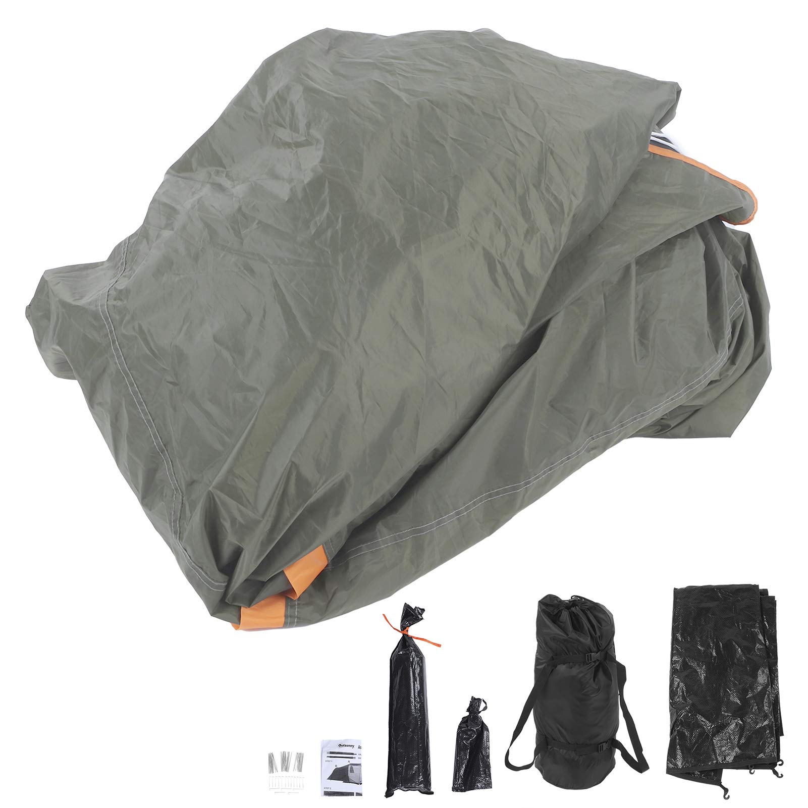KIMISS Portable Car Storage Tent - Waterproof Windproof Nylon Shelter for Travel, Camping & Motorcycle Protection | Outdoor Vehicle Cover for RV, SUV & Truck