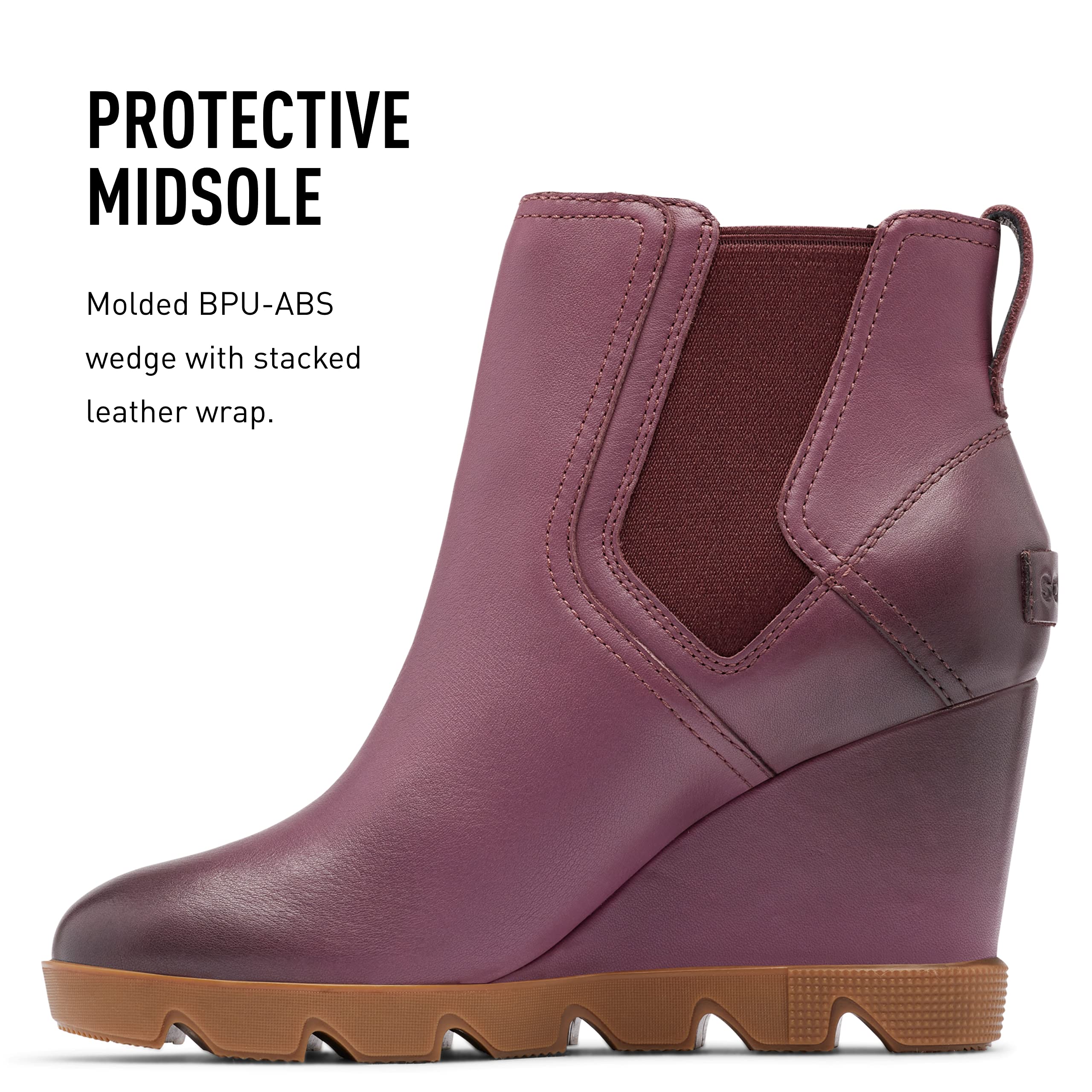 Sorel Women's Joan of Arctic Wedge II Waterproof Winter Boots with Zipper - Stylish & Warm Snow Boots for Hiking, Walking in Cold Weather