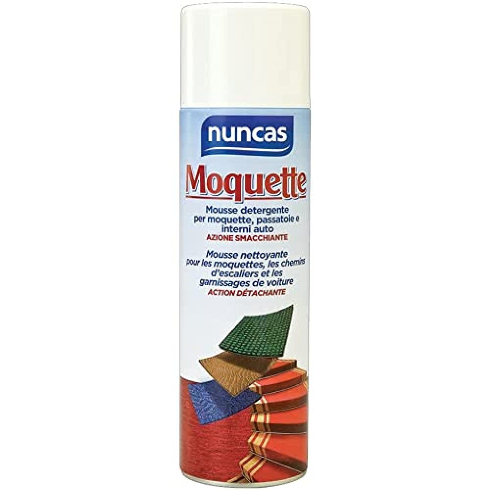 Nuncas Carpet Stain Remover Spray - 500ml | Effective for Pet Stains, Spills & Odors | Perfect for Home, Office & Car Upholstery Cleaning