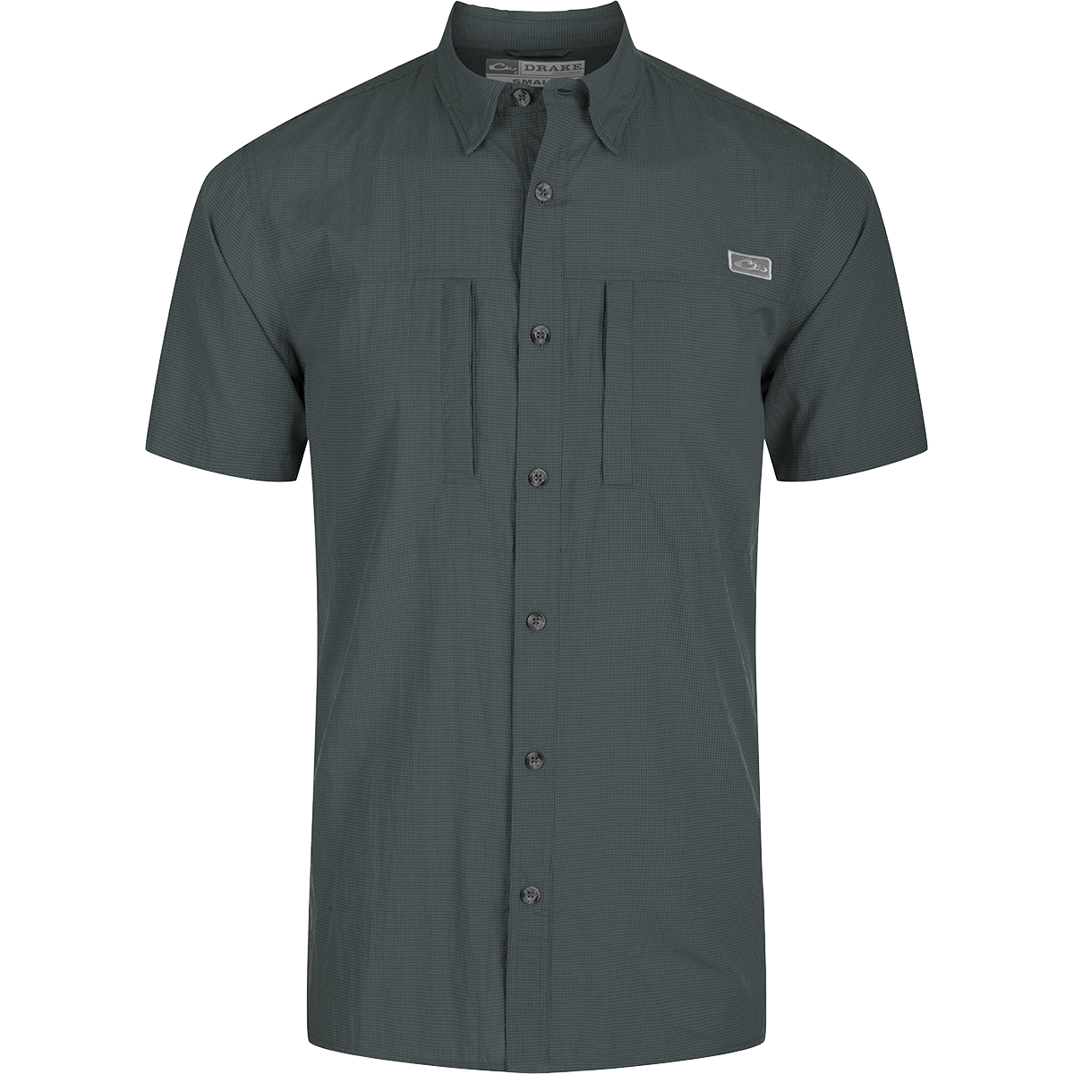 Classic Seersucker Mini-Check Button Down Short Sleeve Shirt for Men - Breathable Summer Casual Wear for Beach, Office & Outdoor Activities