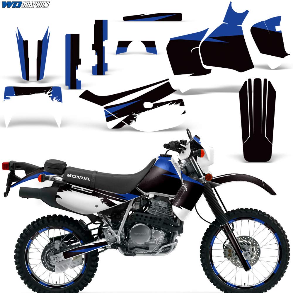 MX Dirt Bike Graphics Kit Sticker Decal for Honda XR 650L (1993-2016) - Midnight Race Design - High-Quality Vinyl Decals for Off-Road Motorcycle Customization & Protection