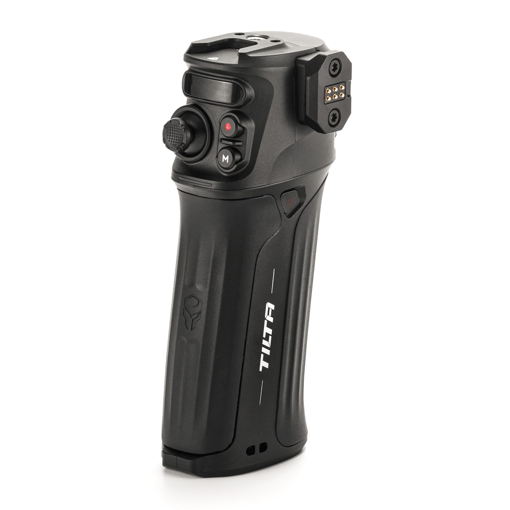 Tilta Nucleus Nano II Control Handle - Dual Motor Control for Nano II, M & Nano - Power Hand Wheel - Shoulder Rig & Monitor Mounting - Gimbal Ready (WLC-T05-CH) - Perfect for Filmmakers & Videographers