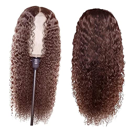 ZITIANY 24 Inch Deep Wave Lace Front Wigs - Heat Resistant Synthetic Hair Glueless Curly Wigs for Black Women | Perfect for Daily Wear, Cosplay & Special Occasions