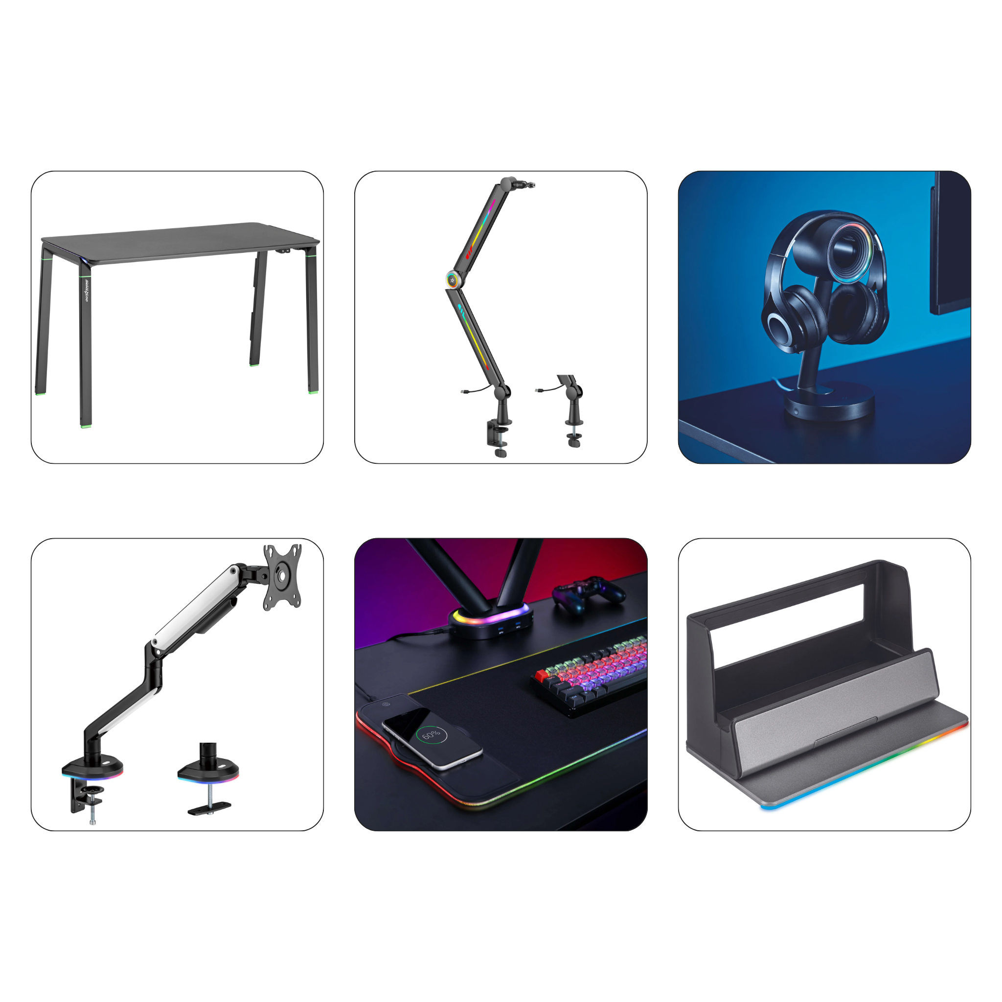 Ultimate RGB Gaming Setup Bundle for Single Monitor - LED Lights, Remote Control, Customizable Colors | Perfect for PC Gaming, Streaming & Home Office Decor