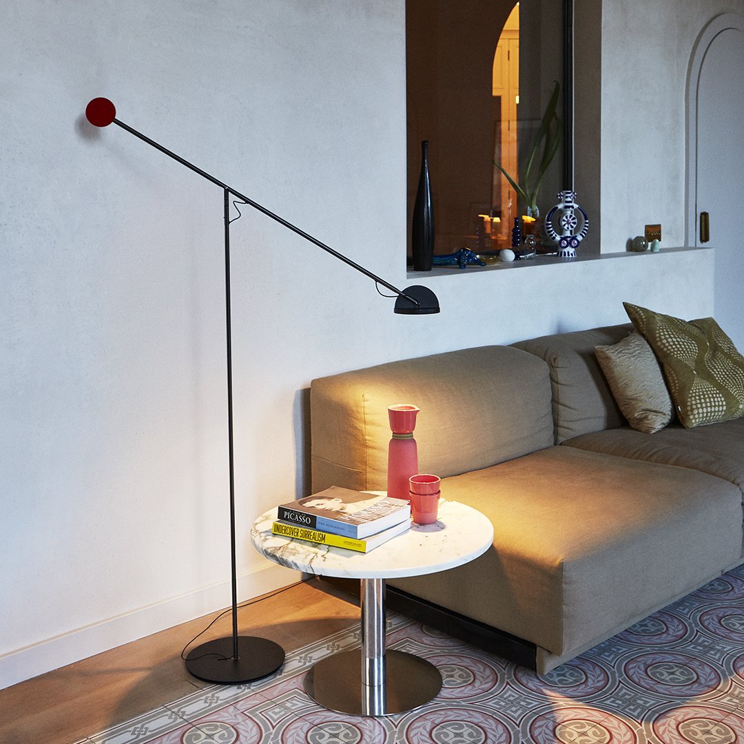 Modern Copernica P LED Floor Lamp - Adjustable Brightness & Color Temperature for Living Room, Bedroom, or Office Lighting