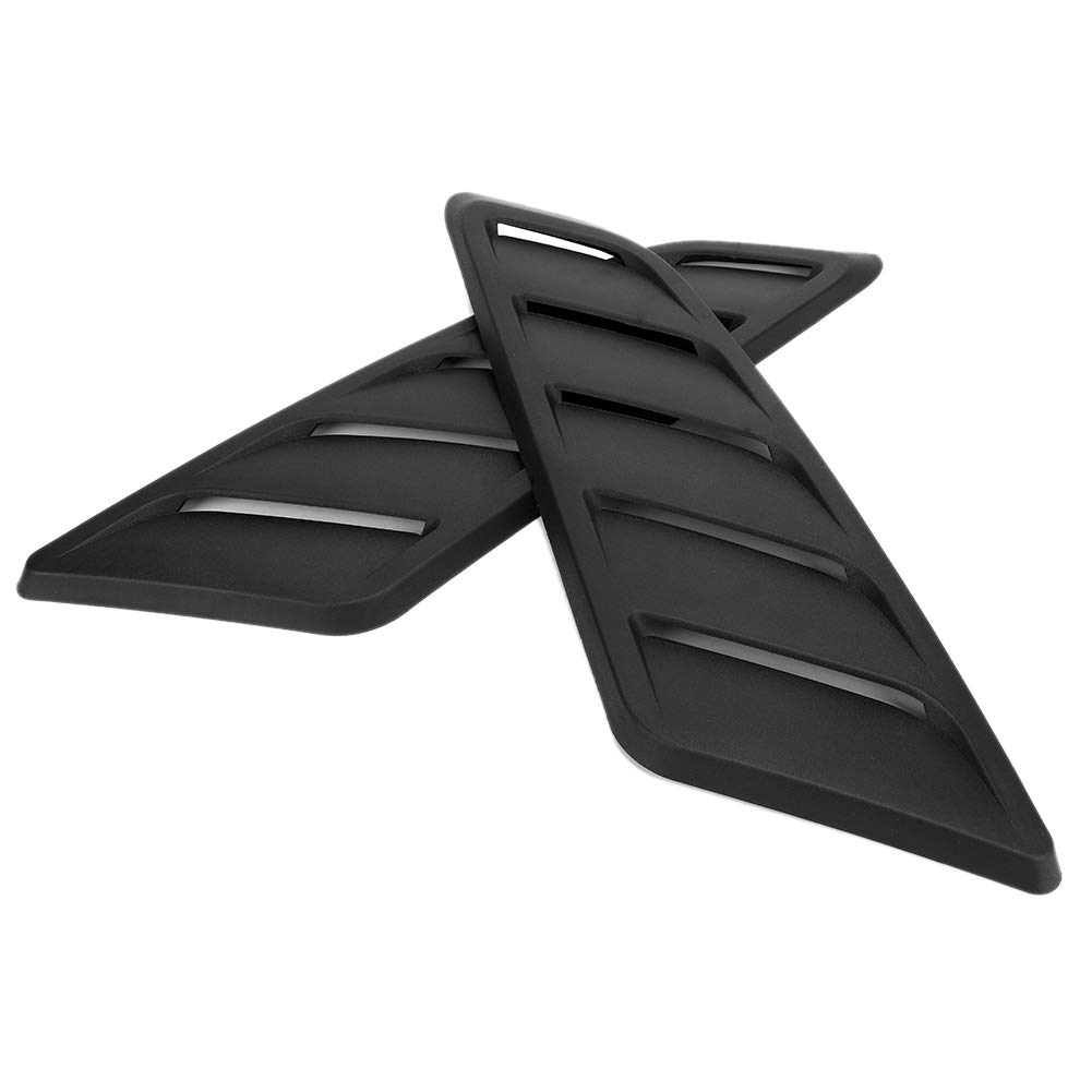 AQXreight 2Pcs Car Hood Air Vent Cover - Compatible with 2015-2017 Models | Bonnet Vent Accessory for Enhanced Engine Cooling & Stylish Look | Perfect for Performance Upgrades & Car Shows