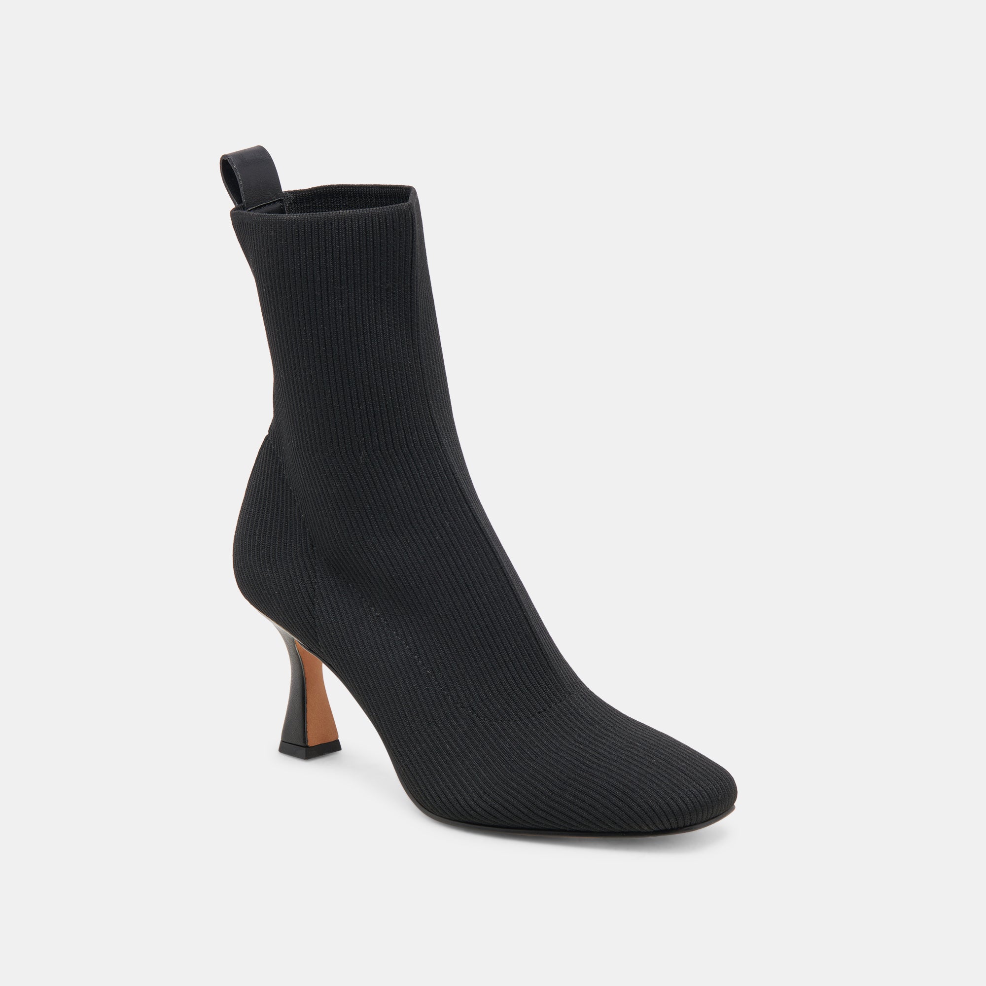Glamorous Black Knit Boots for Women - Stylish & Comfortable Winter Boots for Casual Outfits, Office Wear & Night Out