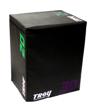 Troy TPC Soft Foam Plyo Box - Premium Jump Box for CrossFit, Home Gym & Workout Training - Ideal for Plyometric Exercises, Box Jumps & Fitness Routines