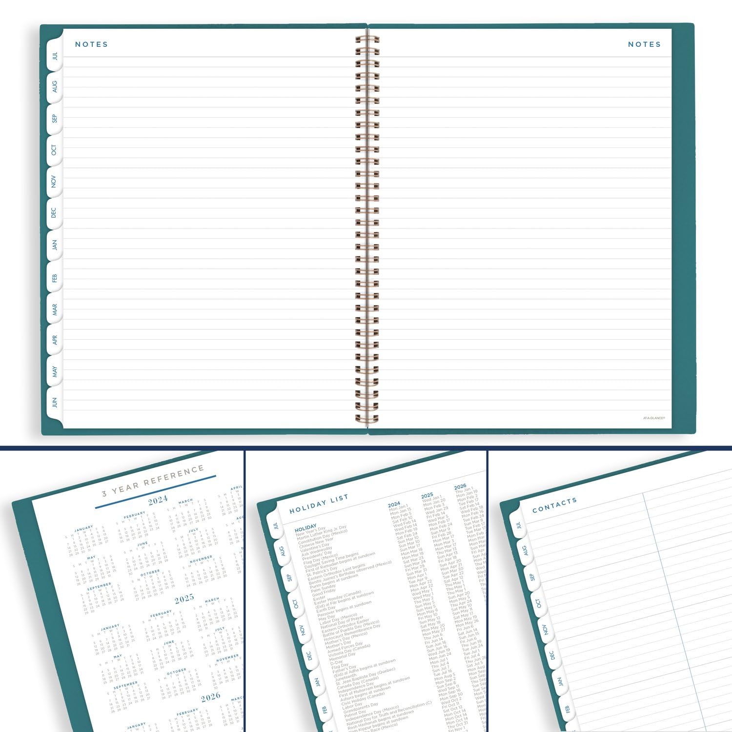 AT-A-GLANCE 2024-2025 Academic Planner - Weekly & Monthly Large 8.5