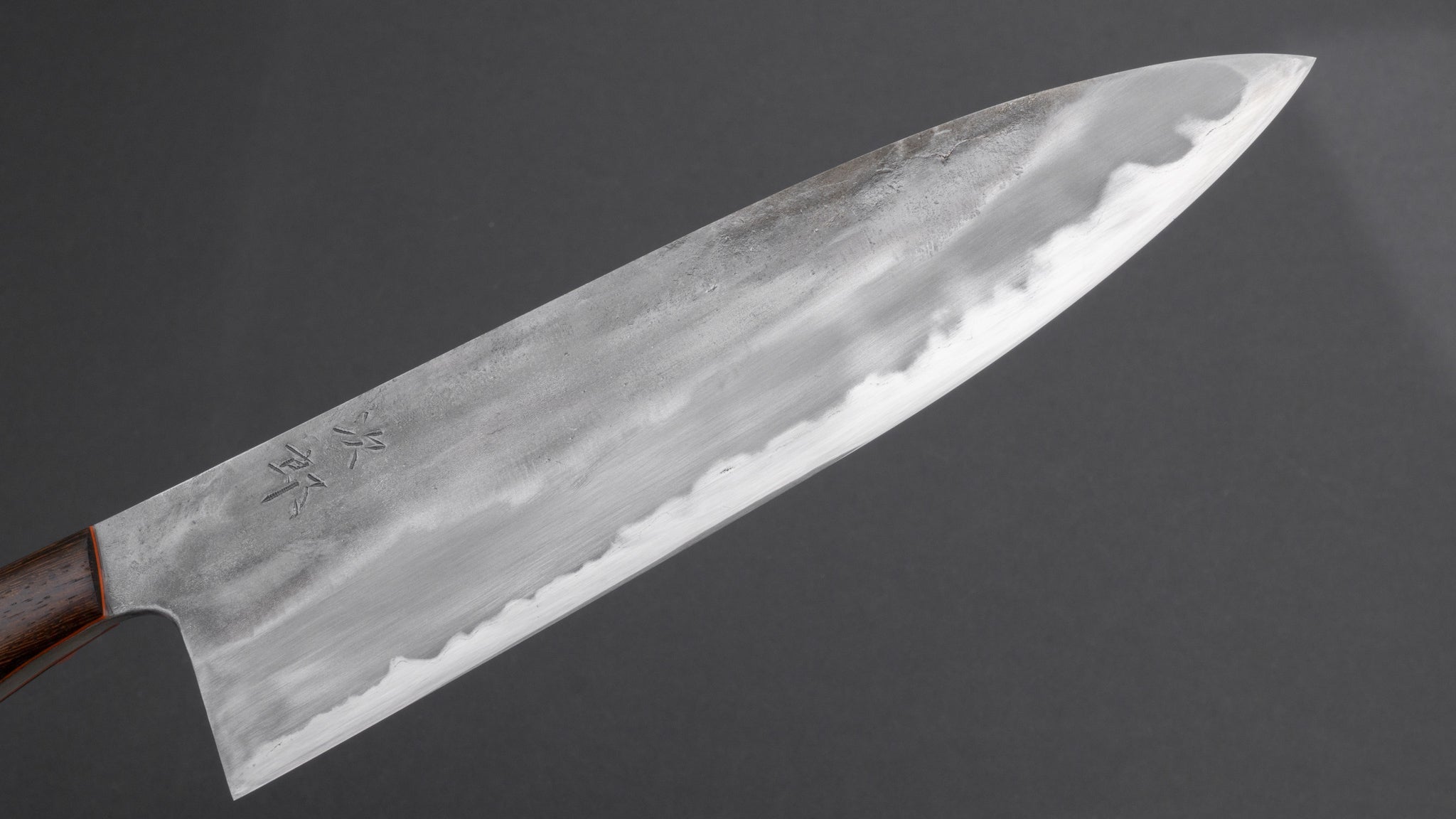 Premium Jiro Tsuchime Yo Gyuto 210mm Japanese Chef Knife with Tagayasan Handle - Perfect for Sushi, Meat Slicing & Professional Kitchen Use
