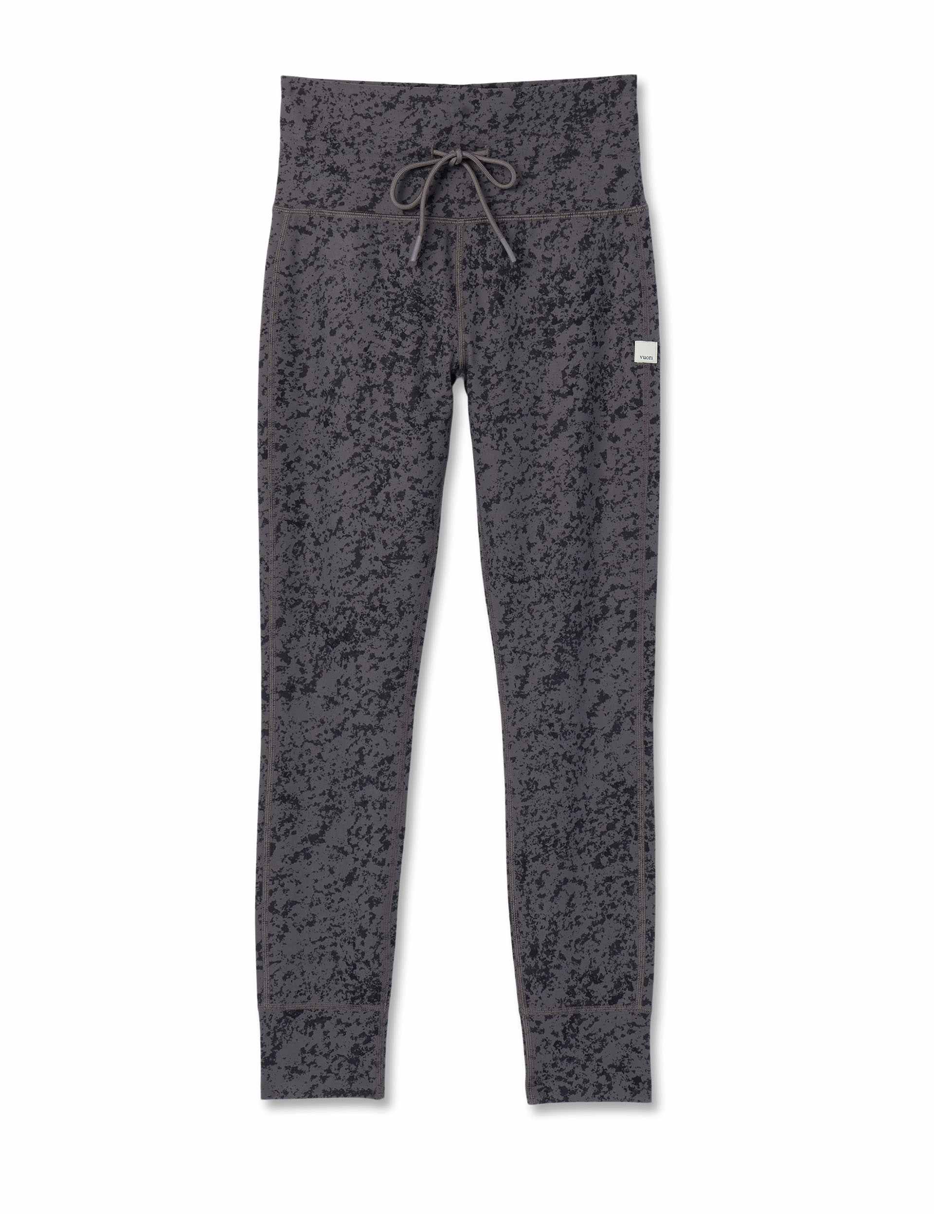 High Waist Yoga Pants for Women - Chia Stucco Print Leggings for Workout, Running & Lounge Wear | Comfortable Stretchy Daily Wear